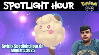 Pokémon GO Swirlix Spotlight Hour On Tuesday, August 5,2025