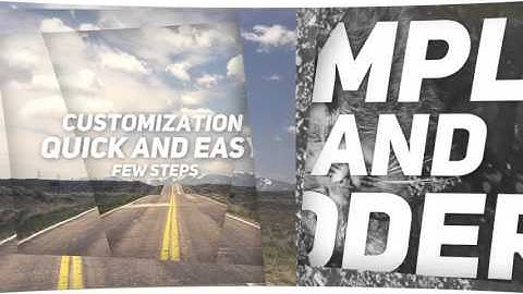 Typo Parallax Slideshow| VideoHive Templates | After Effects Project Files