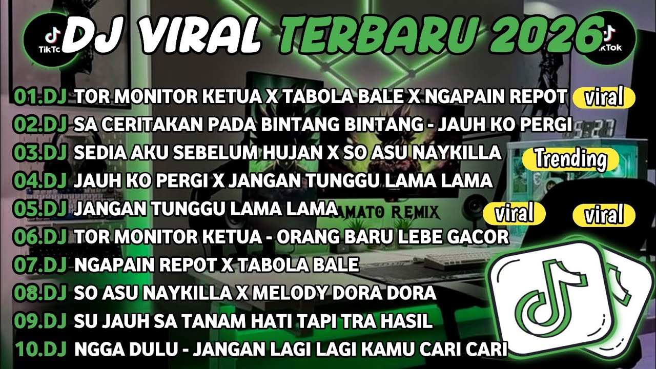 DJ TIKTOK TERBARU 2026🎵DJ TOR MONITOR KETUA X TABOLA BALE X NGAPAIN 🎵DJ SA CERITAKAN PADA BINTANG