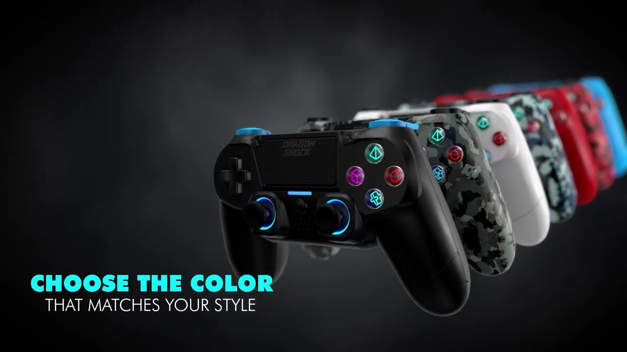 DragonShock - MIZAR BT - Draadloze Controller voor PS4 - PC en Mobiel Zwart DragonShock - MIZAR BT - Draadloze Controller voor PS4 - PC en Mobiel Zwart