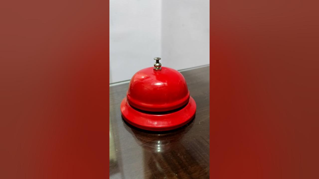 Red Call Bell Sound Effects Desk Bell Office Bell Service Bells