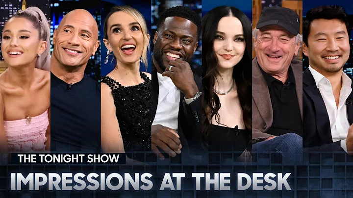 Impressions at the Desk with Ariana Grande, The Rock, Kevin Hart and More!