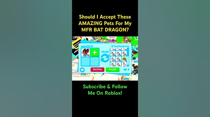 WFL Should I Accept These Pets For My Mega Bat Dragon? #adoptme #roblox #robloxedit #gaming