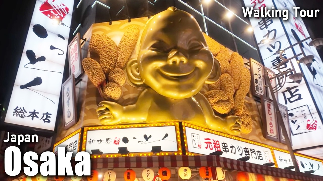 Osaka,Japan🇯🇵 4K Walking Tour 2025 [4K Ultra HD/60fps]