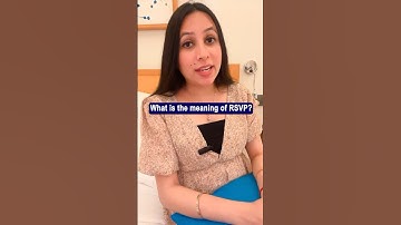 What is the meaning of RSVP? #rsvp #learnenglish #vocabulary #ielts #ieltsgeneral #speakenglish #pr