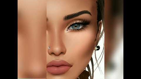 Simple Highlight and Contour Tutorial - IMVU (ibispaintX)