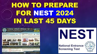 How to prepare for NEST EXAM || NISER || CEBS || IISER || IISC || IIST #nest #nest2024 #niser #iisc