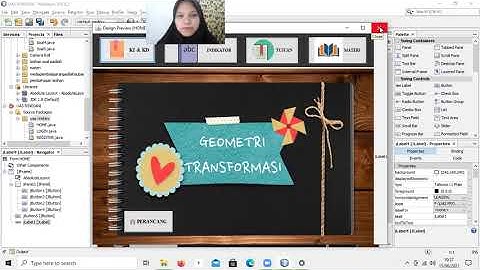 DESAIN MEDIA PEMBELAJARAN MATEMATIKA MENGGUNAKAN JAVA NETBEANS PART 1