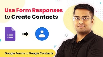 Google Forms to Google Contacts - Use Form Responses to Create Contacts