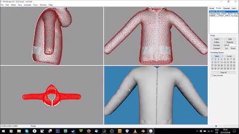 Creating Clothes for The Sims 3 PART 2: Reducing Poly Count & UV Mapping