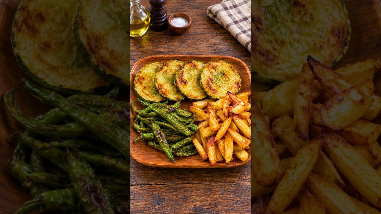 DOĞADA LEZZETLİ KIZARTMA TABAĞI (Kabak, Biber ve Patates) – Doğada Yemek Tarifleri