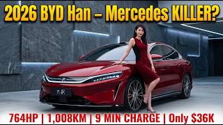 2026 BYD Han First Look: 1,008km Range & 764 HP Flagship Sedan!