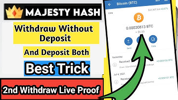 Majestyhash.com || Majestyhash Withdraw  Without Deposit || #Majestyhash