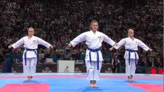 22 Bronze Female Team Kata Venezuela Vs France Wkf World Karate Championships 2012