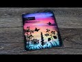 HOW TO make a SUNSET card