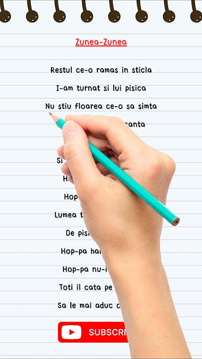 Cleopatra Stratan - Zunea -Zunea (Lyrics)