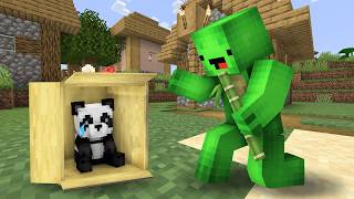 Saving A Lost Baby Panda | Maizen Minecraft
