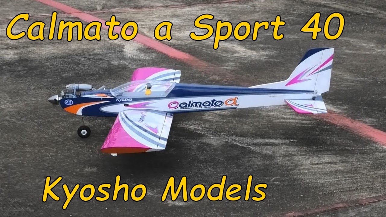 Calamato alpha Sport 40 - Radio Control Aeroplane by Kyosho, Japan
