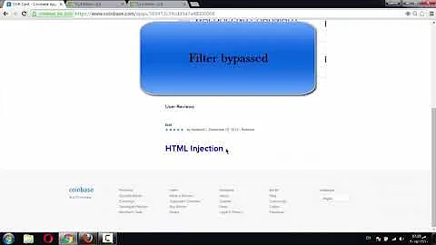 HTML injection in apps user review | Coinbase - HTML Injection | Bug bounty POC