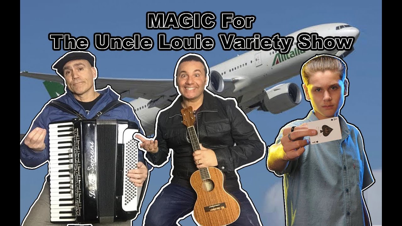 The Uncle Louie Variety Show Reacts to Magic - YouTube