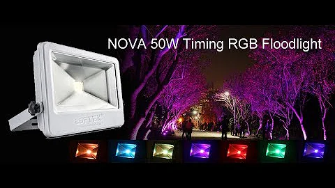 Loftek Nova 50w LED Wash / Flood RGB With DJ Mikey Mike with Remote