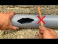 Once you know this plumbers secret idea you wont be cutting a big broken pipe