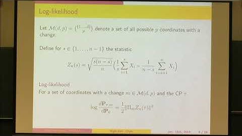 Multiple Speakers | Nonparametric change-point detection with sparse alternatives