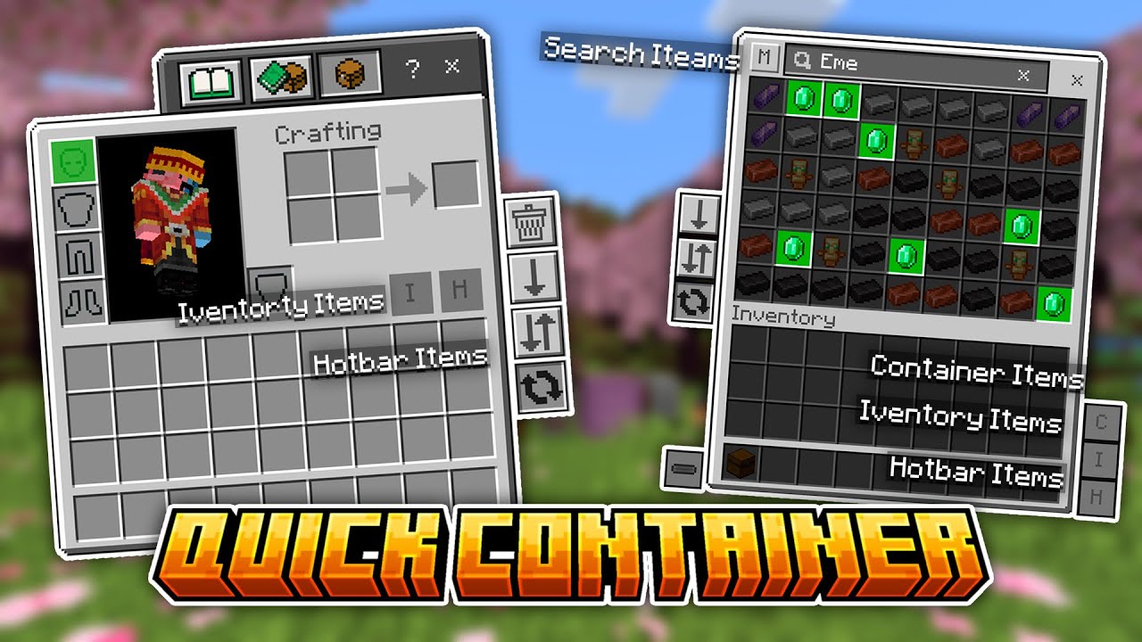EL MEJOR TEXTURE PACK UTIL para CELULARES MCPE | QUICK CONTAINER ...