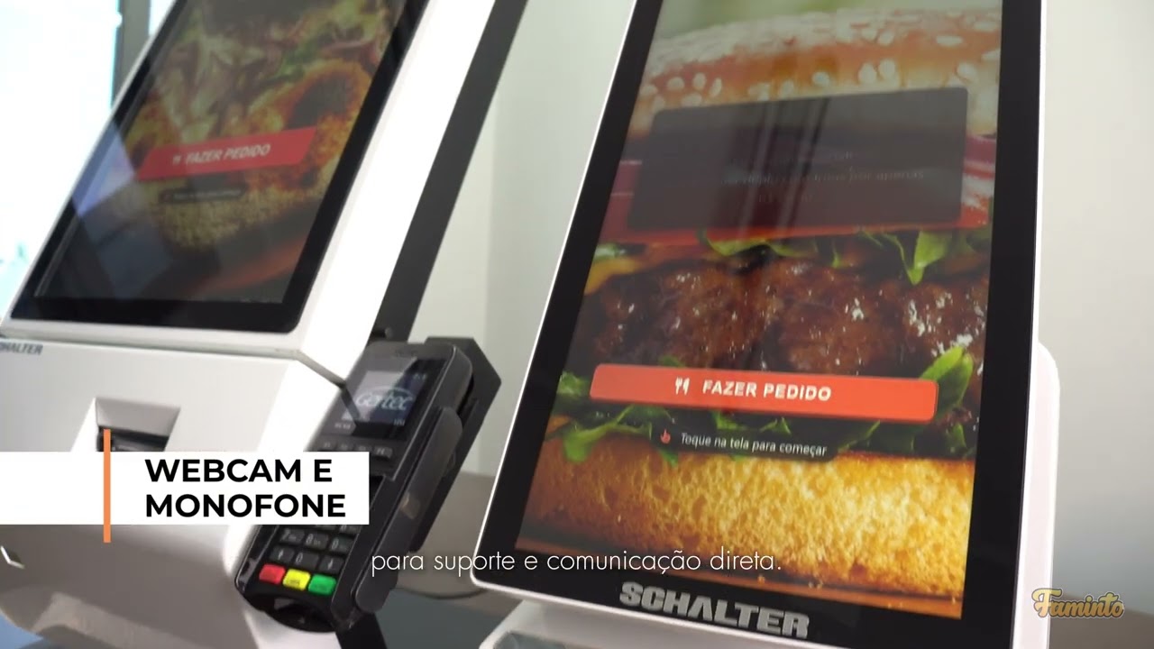 Totem de Autoatendimento Digital Touch Screen | Faminto App