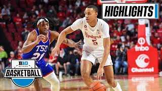 Tennessee State at Nebraska  | Big Ten Men's Basketball | Highlights | Nov. 23, 2021
