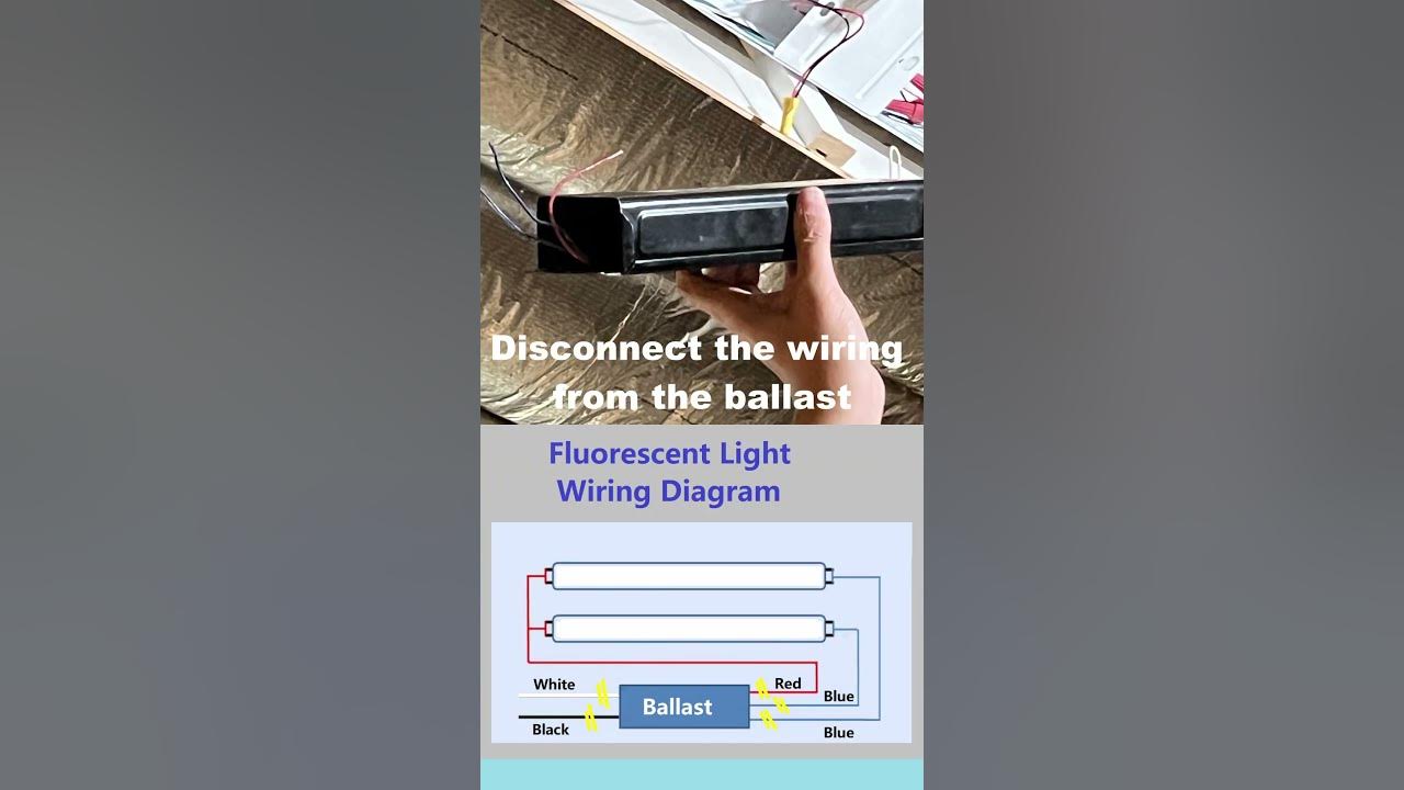 Replace Fluorescent Tube with LED Tube Step by Step YouTube