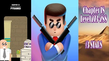 Mr Bullet - Spy Puzzle Chapter 18 Pyramid Level 273 to 288 - 3 Stars Walkthrough