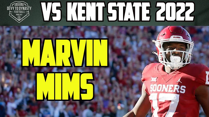 Oklahoma WR Marvin Mims vs Kent State 2022
