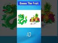 Guess The FRUIT by emoji | Emoji Puzzles | Emoji challenge | #short #shorts