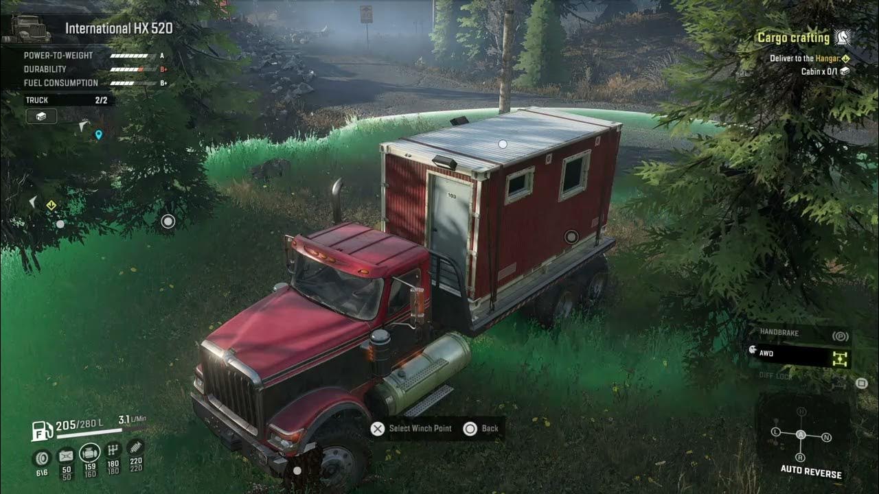 SnowRunner Mission Cargo Crafting Flooded Foothills Yukon YouTube