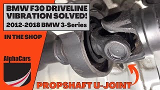 BMW F30 (2012-2018) 3 Series Driveline Vibration Solved!