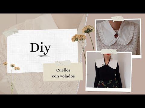 Video: Cómo Coser Un Cuello Desmontable