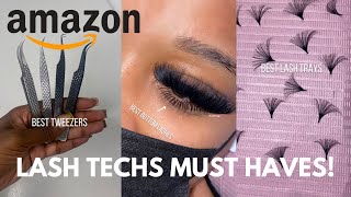 AMAZON LASH TECH MUST HAVE FAVORITES | Beginner lash tech supplies must have