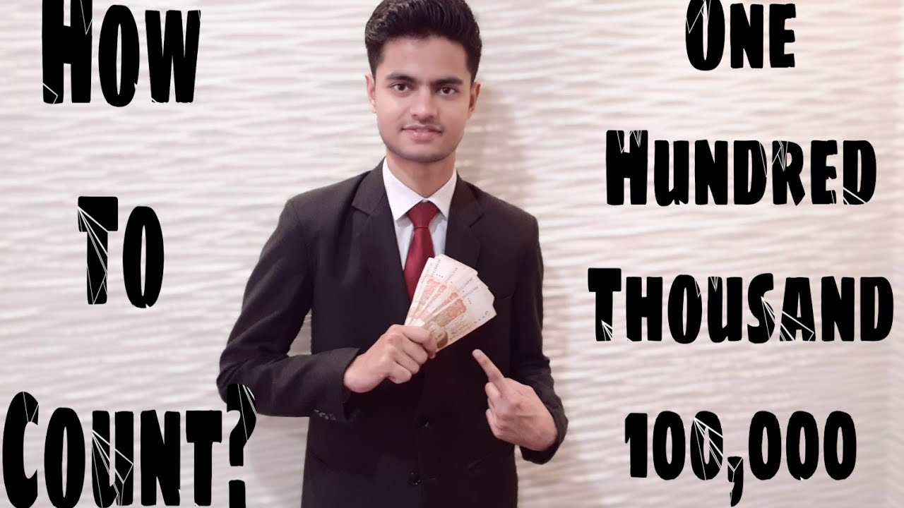 How To Count One Hundred Thousand In One Minute 100 000 60 Seconds Youtube