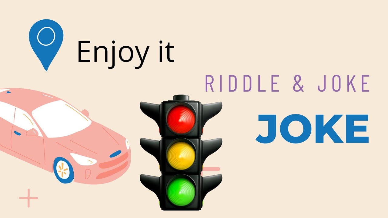 Joke! What Did Traffic Light Say To The Car.  #Joke #Riddle # Traffic #Light #Car