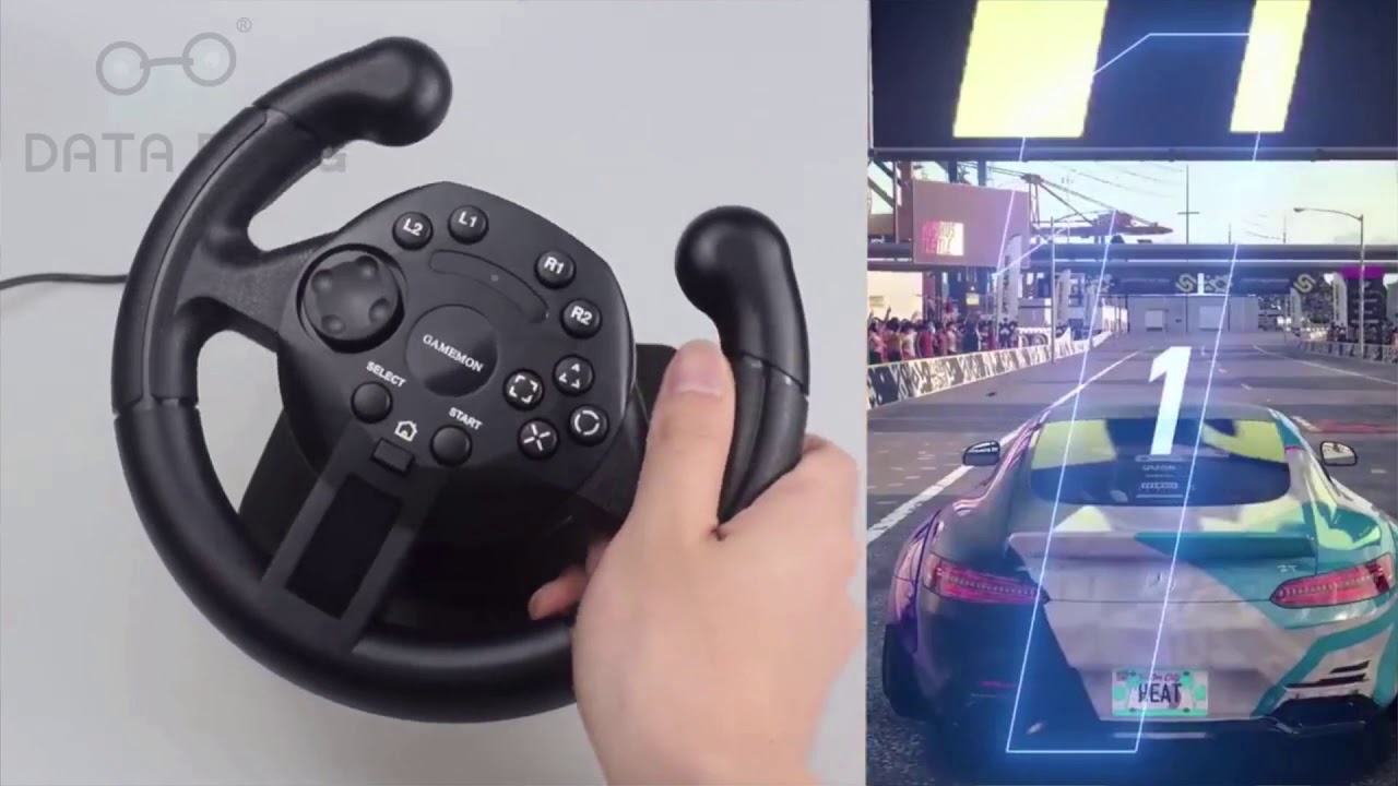 DATA FROG Racing Steering Wheel For PS3 Game Steering Wheel PC ...