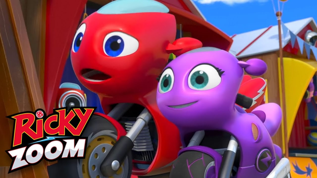 Ramp It Up ⚡️Family Sports Day ⚡️ Motorcycle Cartoon | Ricky