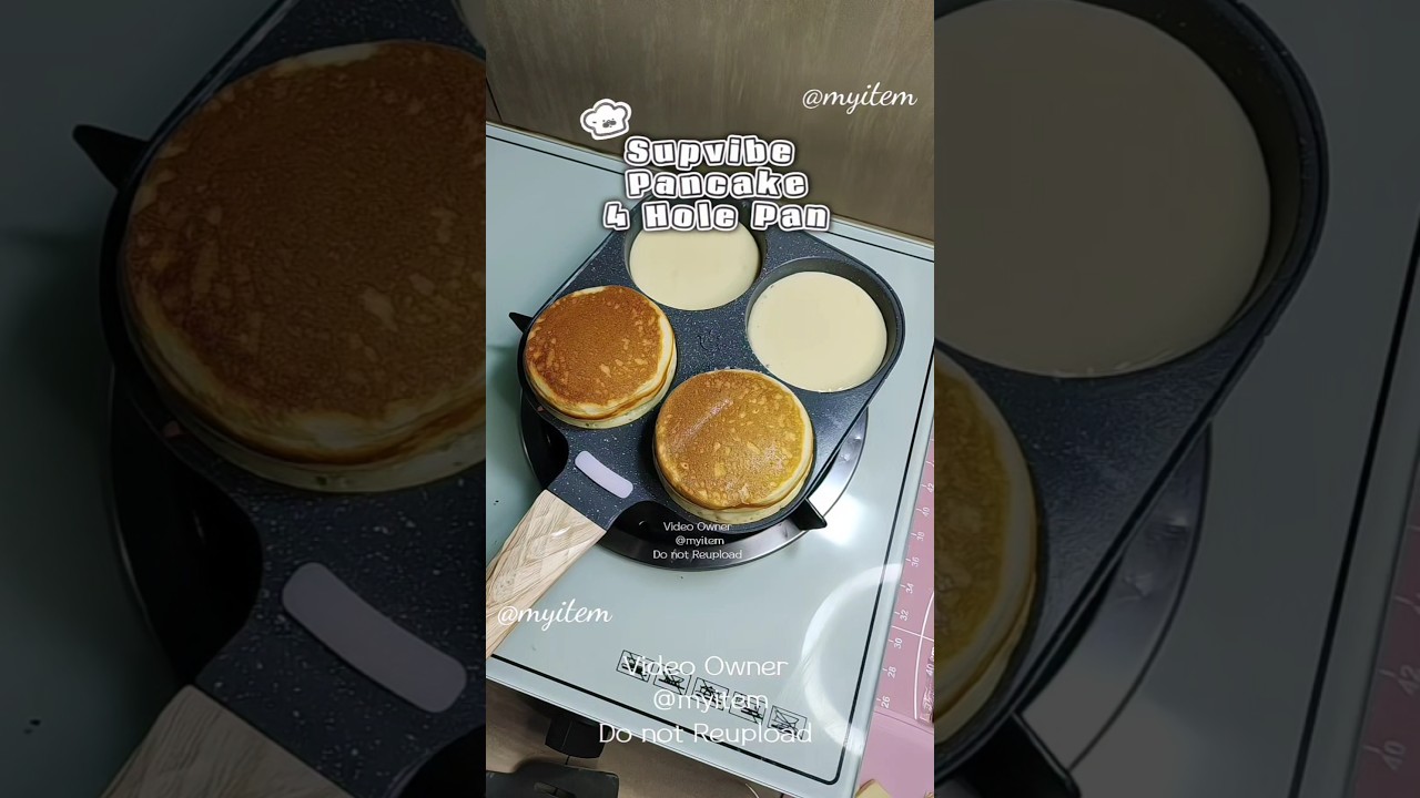 Link below⬇️⬇️⬇️ Easy Pancake Cooking Using Supvibe 4 Hole Pan