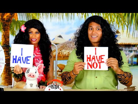 MOANA and MAUI 2 play Real Life Never Have I Ever