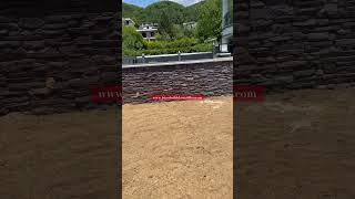 Bahçe Duvarı Taş Kaplama