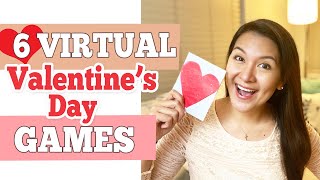 TOP 6 VIRTUAL VALENTINE'S DAY GAMES FOR ALL AGES | Valentines Day Game Ideas at Home Part 2 | ZOOM screenshot 1