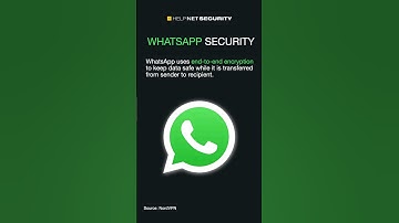 WhatsApp security #cybersecurity #security #encryption #applicationsecurity #messagingapp #awareness
