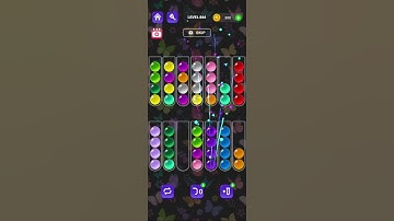 Ball Sort Master Level 844 #ballsortmaster #ballsortmastersolution #puzzlegame #gaming #games