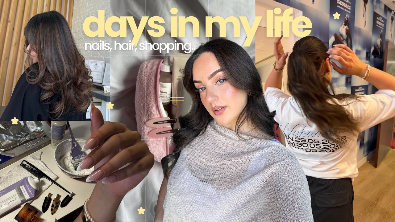 QUELQUES JOURS DANS MA VIE (nails, hair, shopping & concert d'AYAAAA)