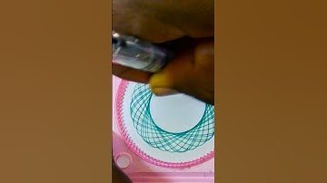 Spirograph Artistry: Patterns and Creativity | Artful Designs  | #Spirograph #Art #shorts #trending
